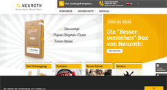 Desktop Screenshot of neuroth.at