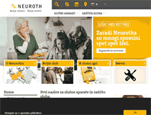 Tablet Screenshot of neuroth.si