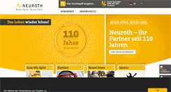 Desktop Screenshot of neuroth.de